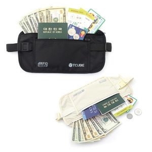 티큐브 TCUBE RFID 개인정보 스키밍방지 &amp; 소매치기방지 안전복대